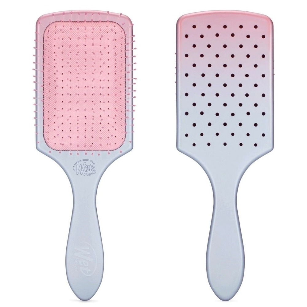 Wet Brush Paddle Detangler Hair Brush Limited Edition Pink Purple Ombre S32
